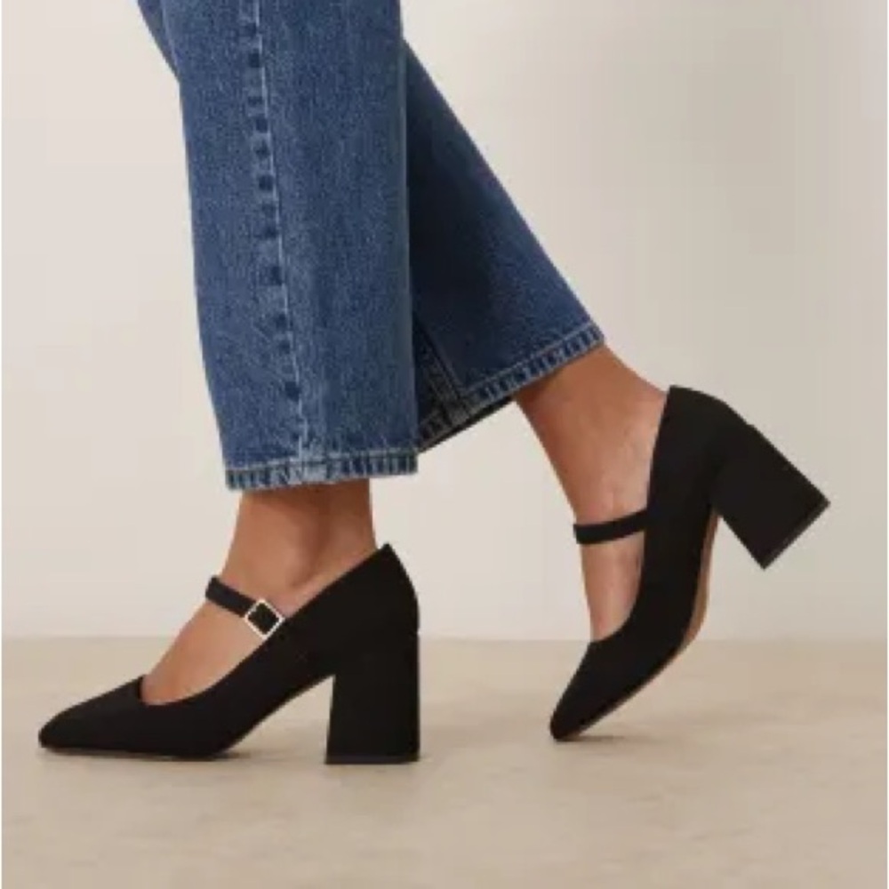 Black ASOS Mary Jane Heels - Never Worn - Size 8